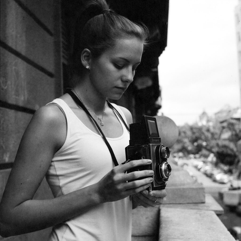 Baby Rolleiflex 4x4 gray Ilford FP4-13163