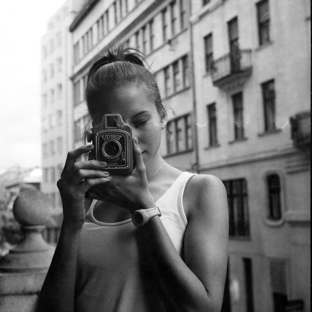 Baby Rolleiflex 4x4 gray Ilford FP4-13164