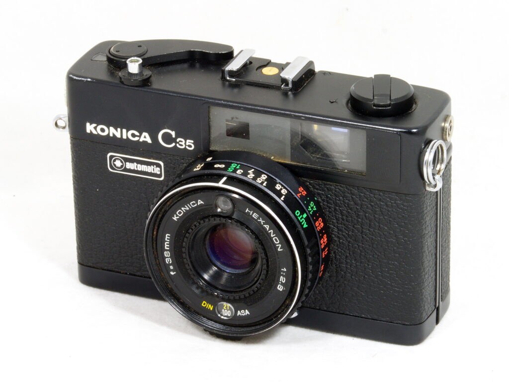 Konica C35 35mm f2.8 automatic Agfa APX100-9720