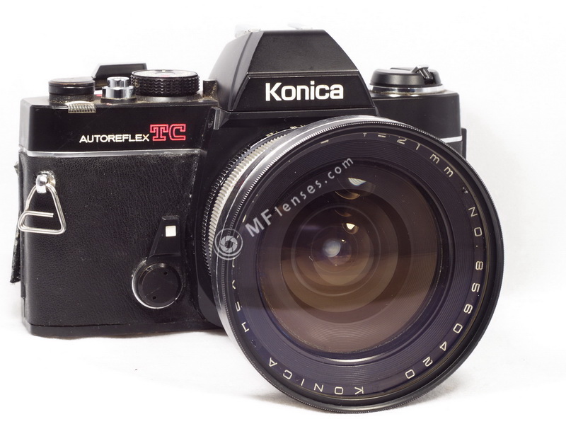 Konica FT-1 Konica Hexanon 21mm f4 EE-7206