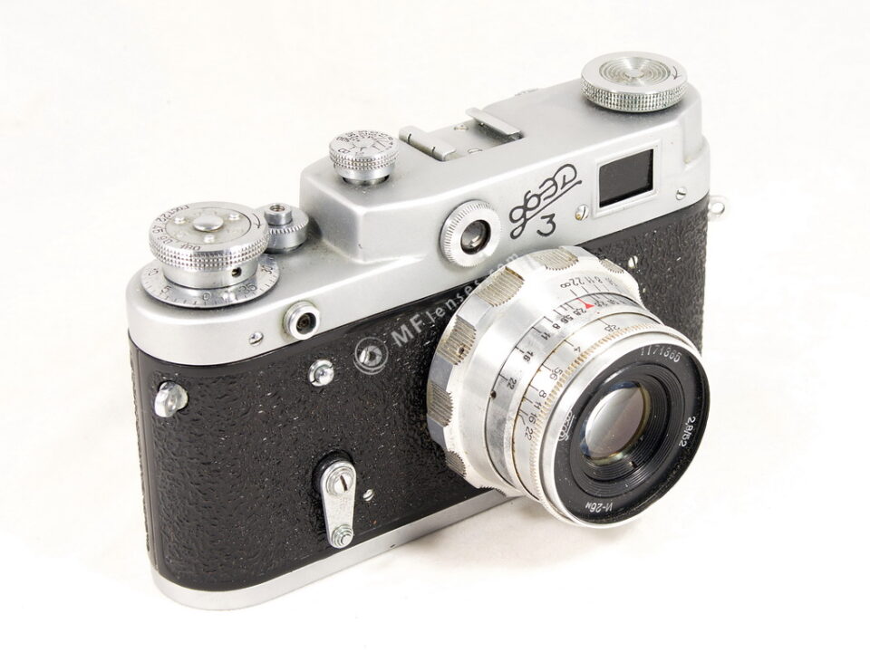FED-3A Industar-22 5cm f3.5 collapsible Elmar clone