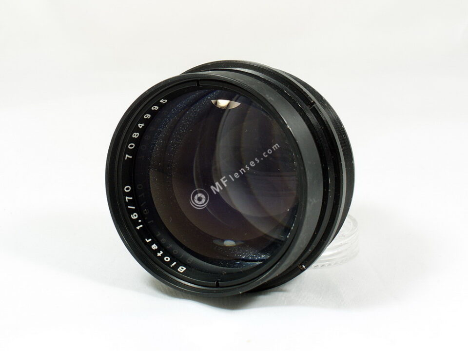 Biotar 70mm f1.6 projector lens
