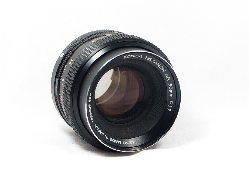 1.7/50mm Hexanon Konica AE 0,45cm close focus min