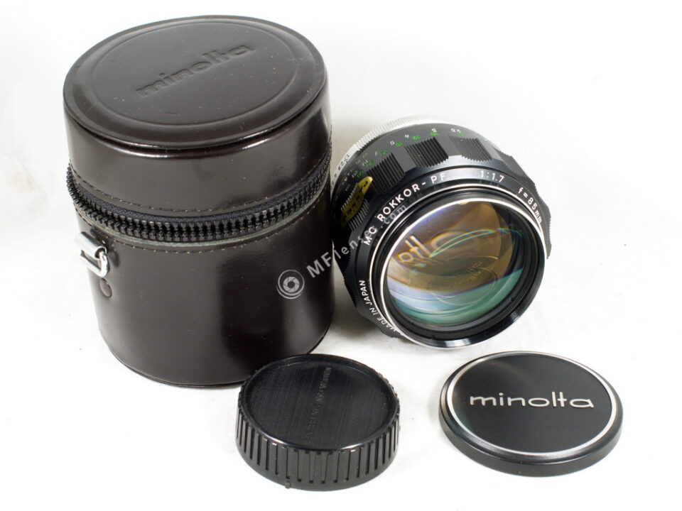 Minolta Rokkor 85mm f1.7 PF MC