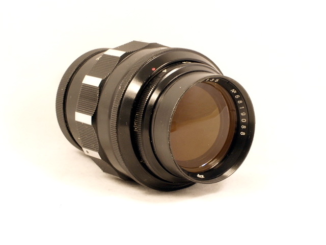 Jupiter-11 135mm f4 M39 black zebra