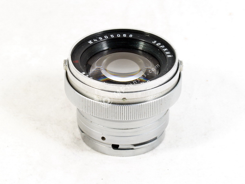 Zorki ZK (3K) 5cm f2 RED P Carl Zeiss Jena Sonnar 5cm f2-10693